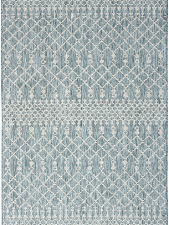 Positano POS02 Aqua 6' x 9' Rug