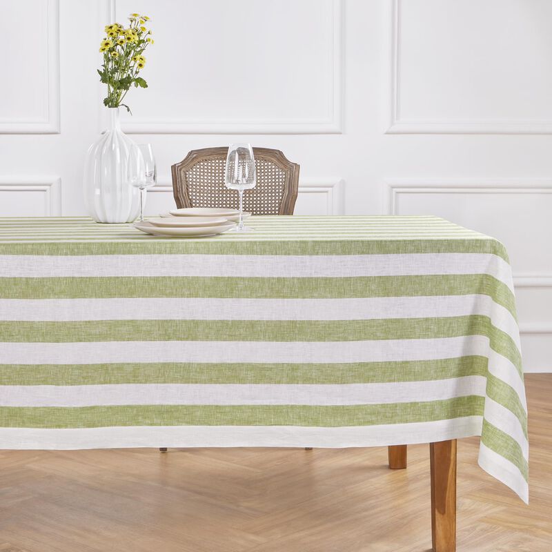 Linen Tablecloth - Cabana Stripe image number 0