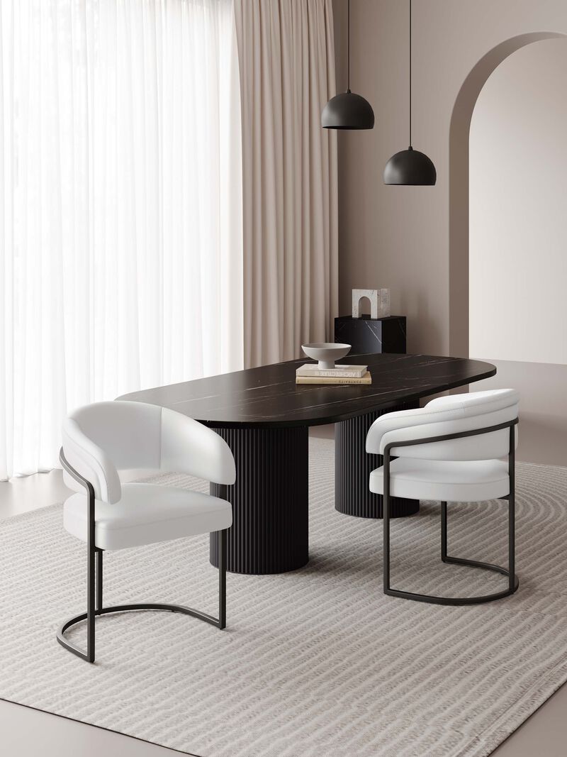 Augusta White Dining Chair (Set of 2)