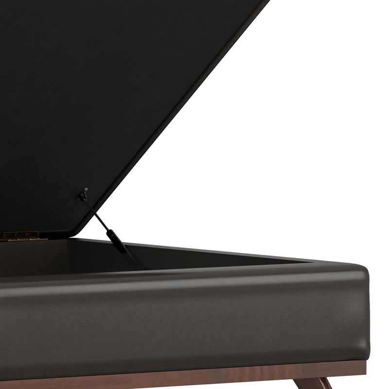 Owen 36 in Wide Square Square Coffee Table Storage Ottoman