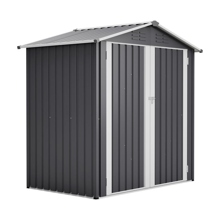 Potjab Metal Outdoor Storage Shed