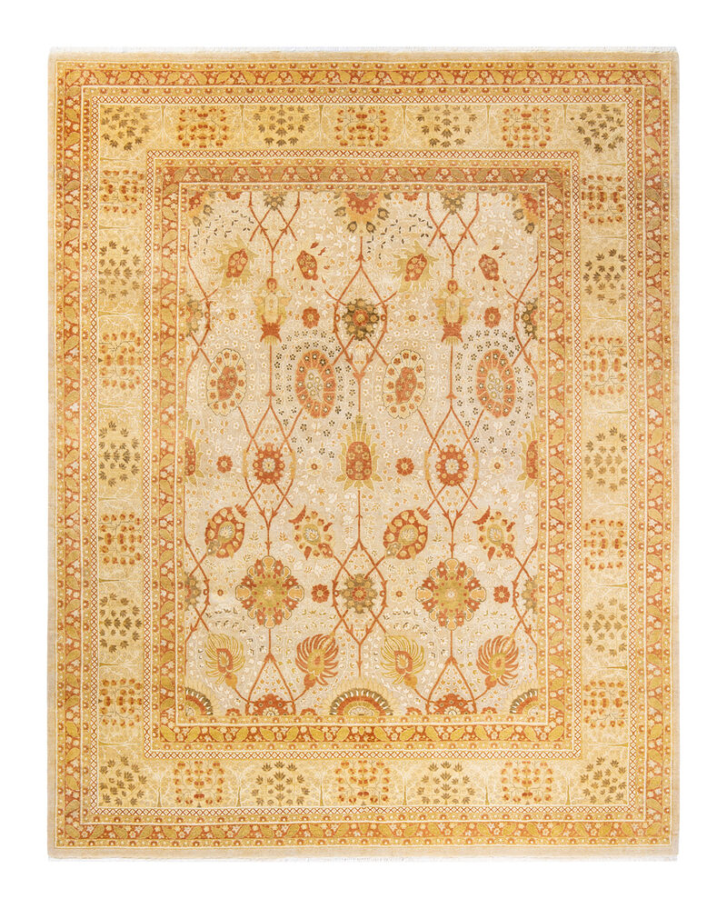 Mogul, One-of-a-Kind Hand-Knotted Area Rug  - Ivory, 8' 0" x 10' 2" image number 1