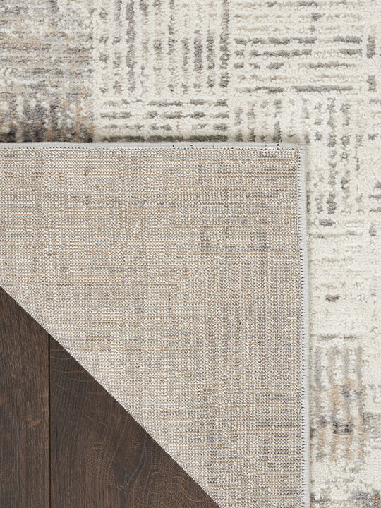 Elation ETN05 Ivory/Gray 2'2" x 16' Rug