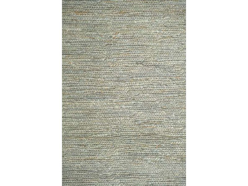 Clover Brown And Green Braided Jute Runner Rug image number 2