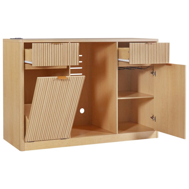 Cekfal Mini Fridge Wine Bar Sideboard Cabinet image number 8