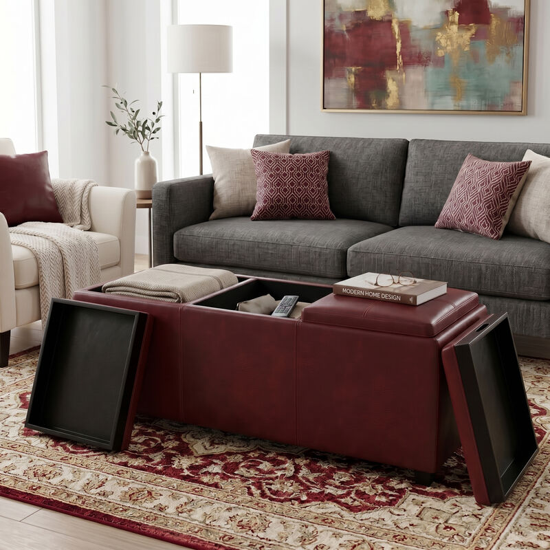 Avalon Storage Ottoman image number 2