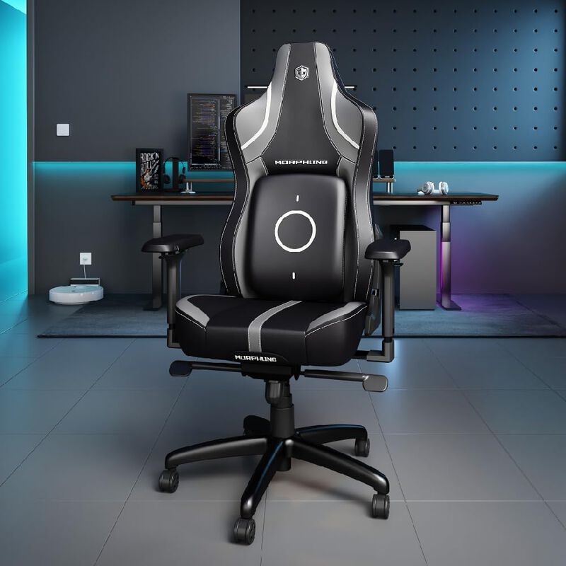 Morphling Ergonomic Gaming Chair,Adjustable Office Computer Chair with Dynamic Lumbar Support and Thicken Seat,Enlarge and Widen Ergonomic Office Computer Chair Heavy Duty Gaming Chair (C-L42R)