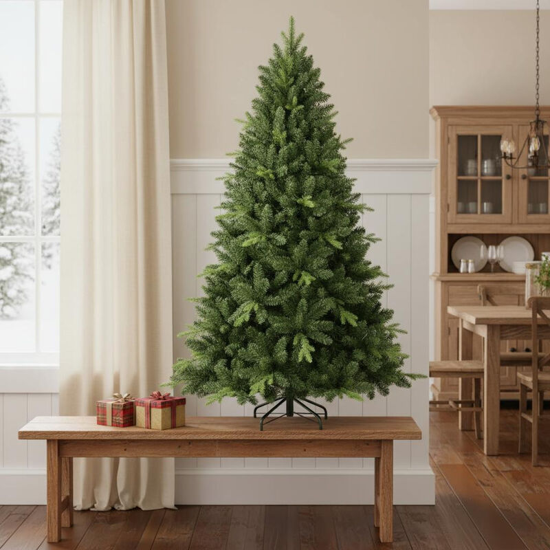 HomeRoots 4' Full Spruce Christmas Tree image number 1