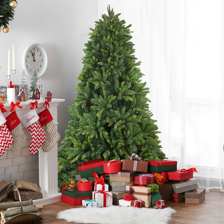 9' Pre-Lit Gunnison Pine Artificial Christmas Tree -  Warm White LED Lights