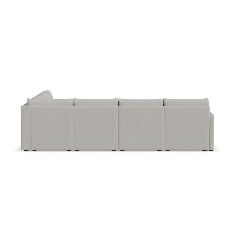 Flex Frost 6-Seat Sectional with Narrow Arm