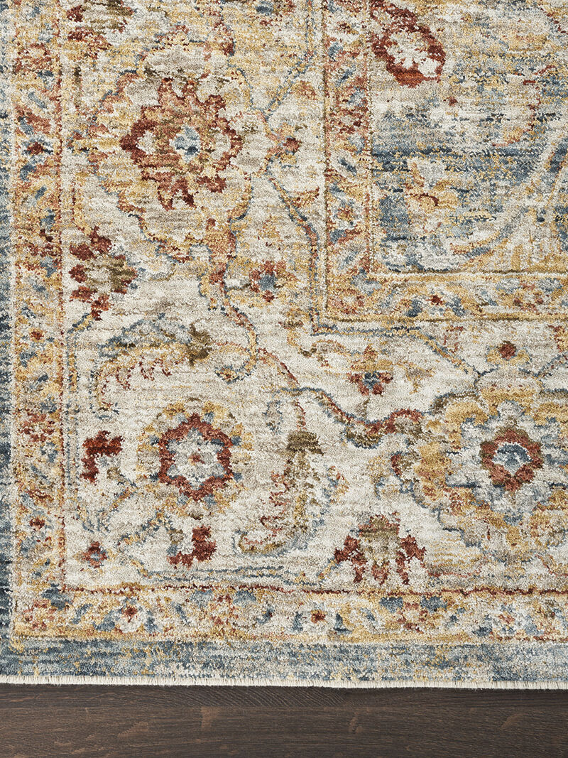 Sahar SHR03 Blue 3'11" x 5'11" Rug