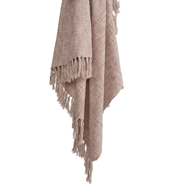 Natural Khaki 50" x 60" Throw Blanket
