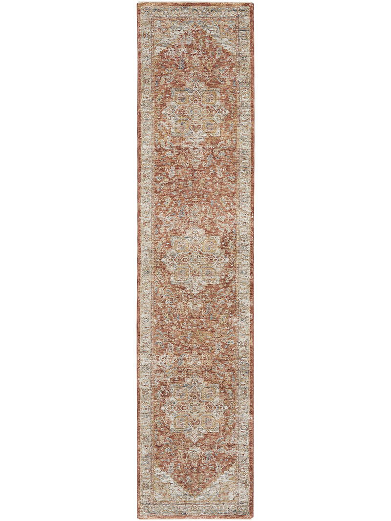 Sahar SHR06 Ivory/Multicolor 2'3" x 10'2" Rug image number 0