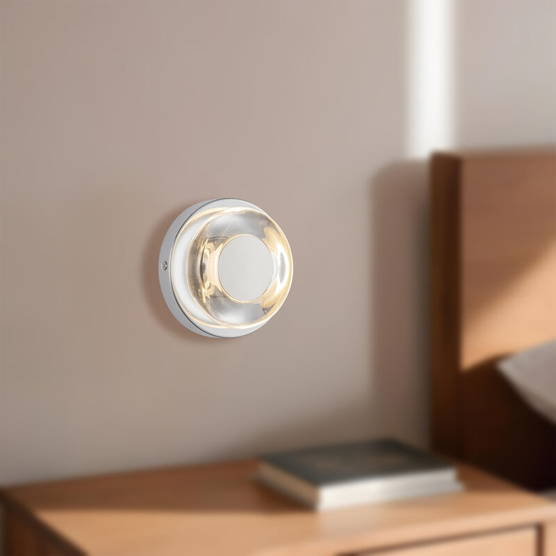 Stephord 4-in Dimmable LED Wall Sconce image number 1