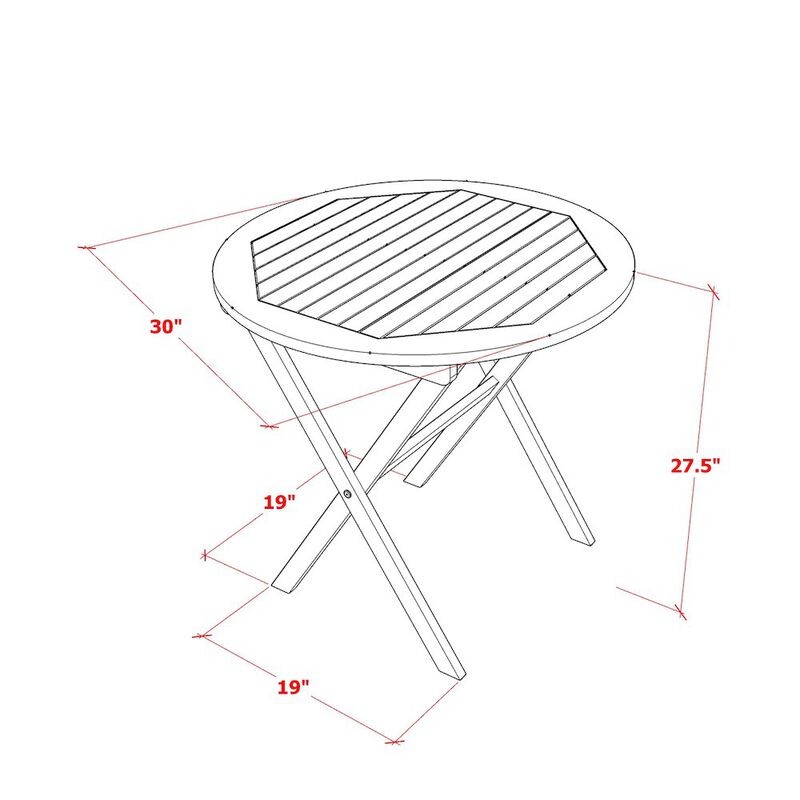3 Piece Patio Bistro Sets