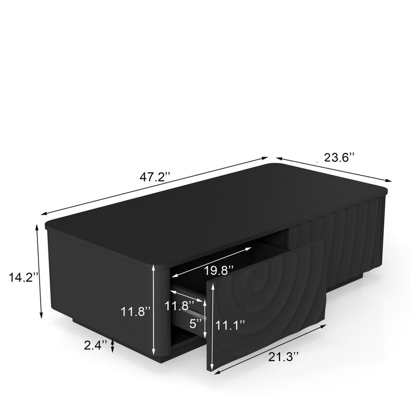 Femmek Rectangle Coffee Table image number 9