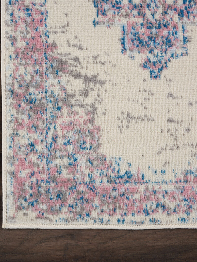 Grafix GRF14 Ivory/Pink 2' x 6' Rug