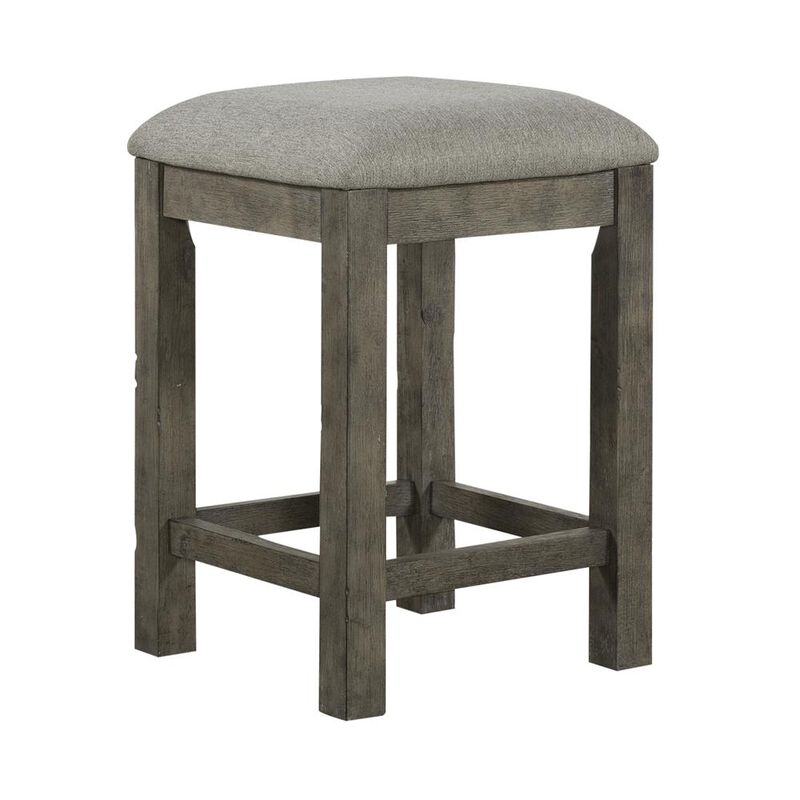 Liberty Furniture Uph Console Stool Contemporary Grey in Dusty Taupe Finish image number 0