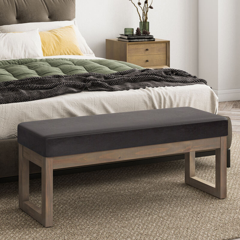 Milltown 44 in Wide Rectangle Large Ottoman Bench image number 1