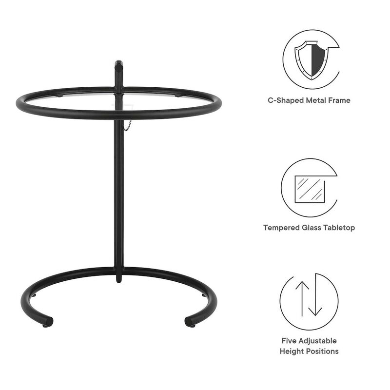Eileen Gray Metal Side Table image number 2