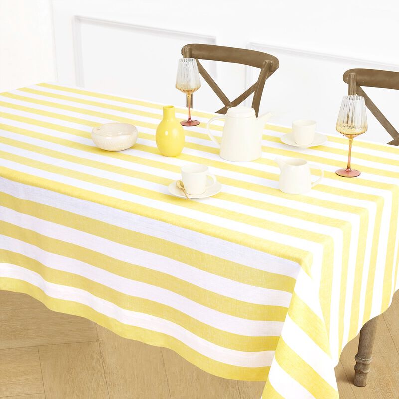 Linen Tablecloth - Cabana Stripe image number 2