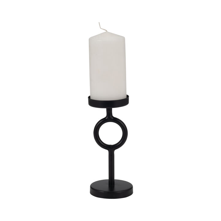 Metal 8H Ring Candle Holder