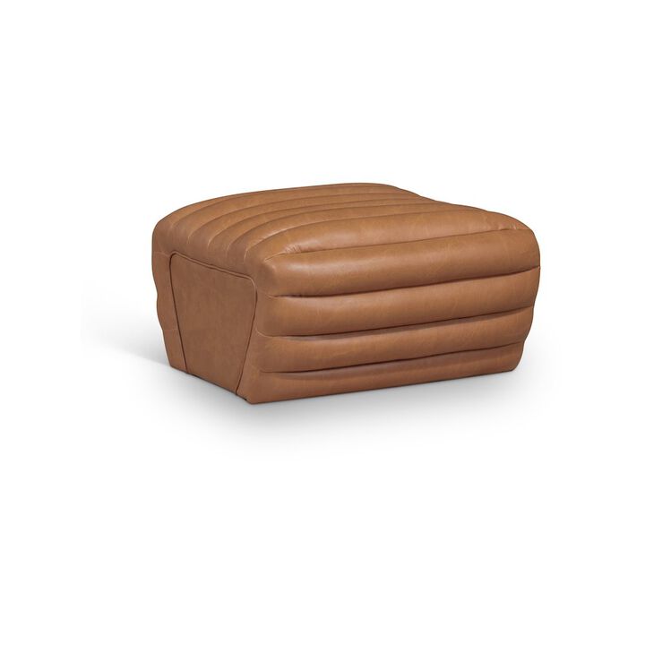 Meridian Furniture Vega Vegan Leather Ottoman