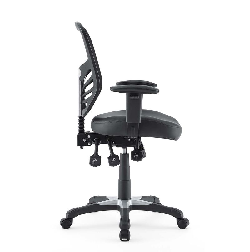 Modway Furniture - Articulate Vinyl Office Chair Black image number 6