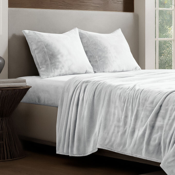 Velvety Soft Microplush Fleece Sheet Set