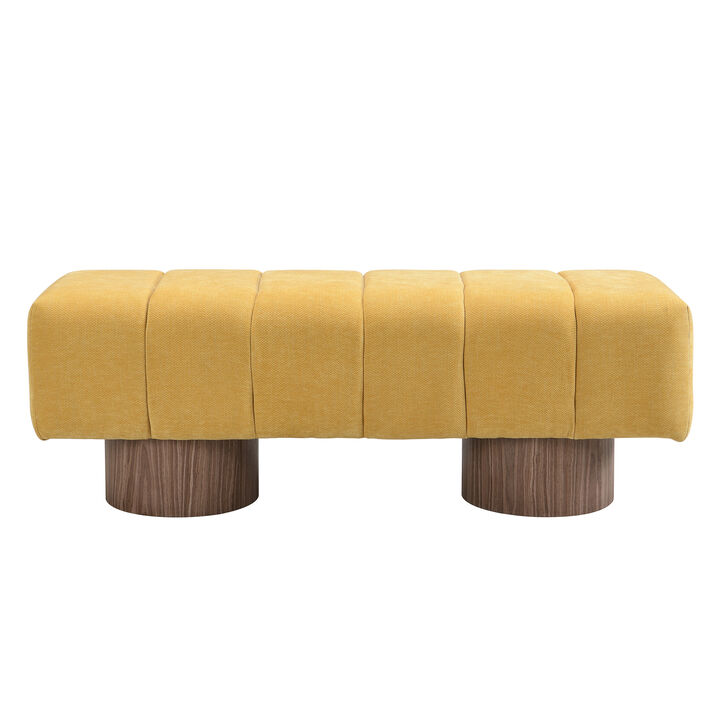 Merax Upholstered Dining Bench for Dining Room