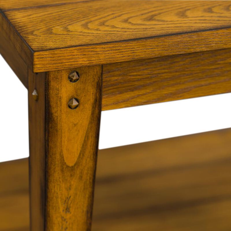 Liberty Furniture Lake House Square Lamp Table in Oak image number 6
