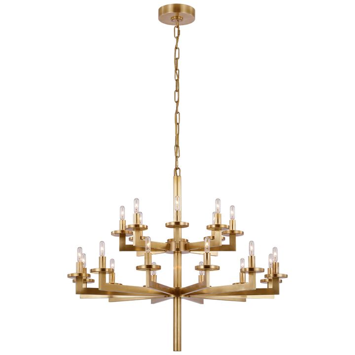 Liaison Double Tier Chandelier