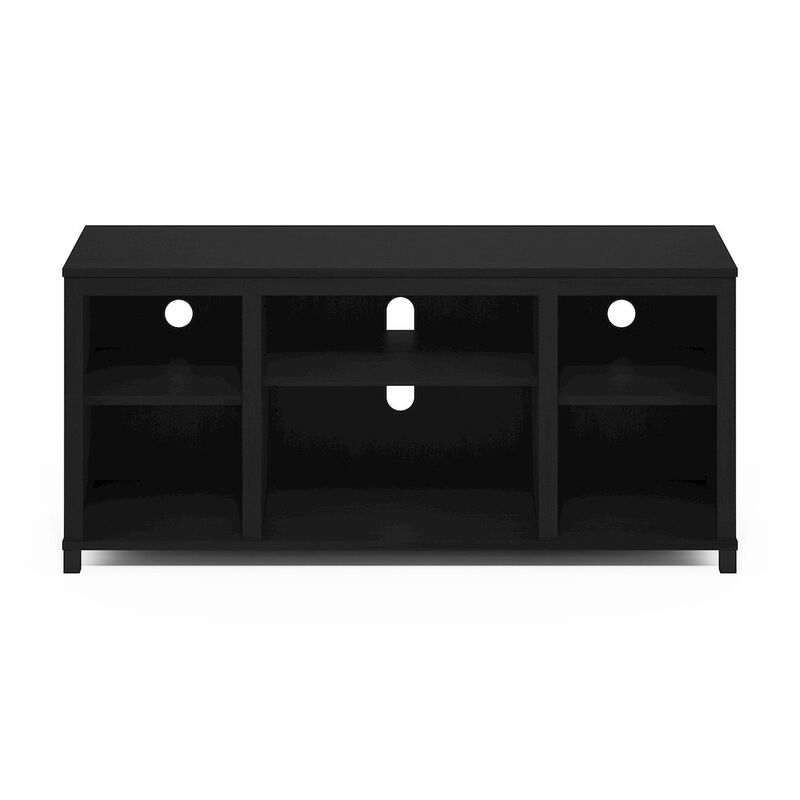 Classic TV Stand with Shelves for TV up to 55 Inch, Americano