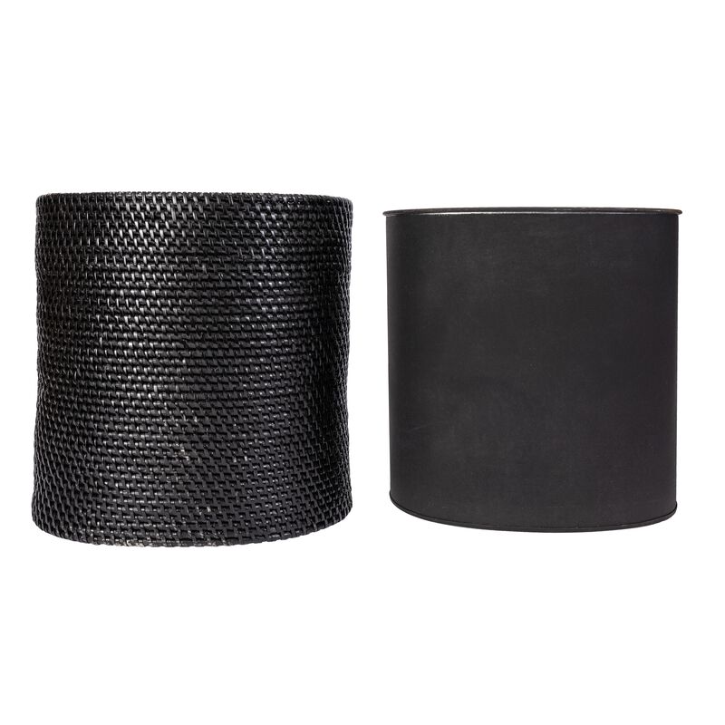 Saboga Home&trade; Oval Waste Basket with Metal Liner image number 2
