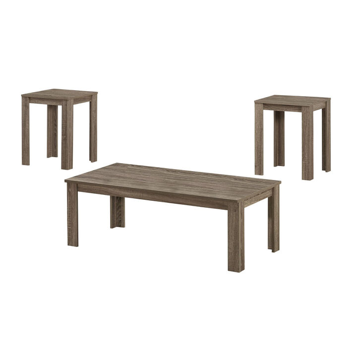 Set of Three Nesting Coffee Tables with Wooden Tops and Metal Frames for Living Room