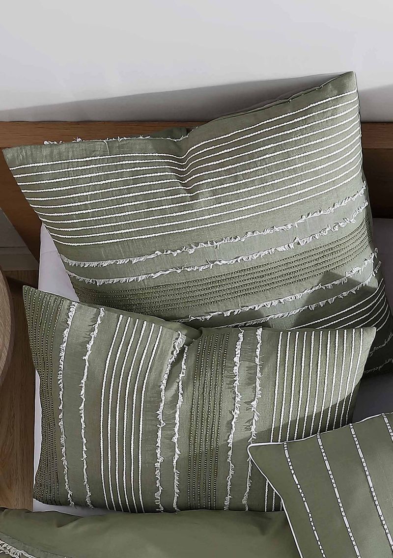 Green Clip Euro Sham