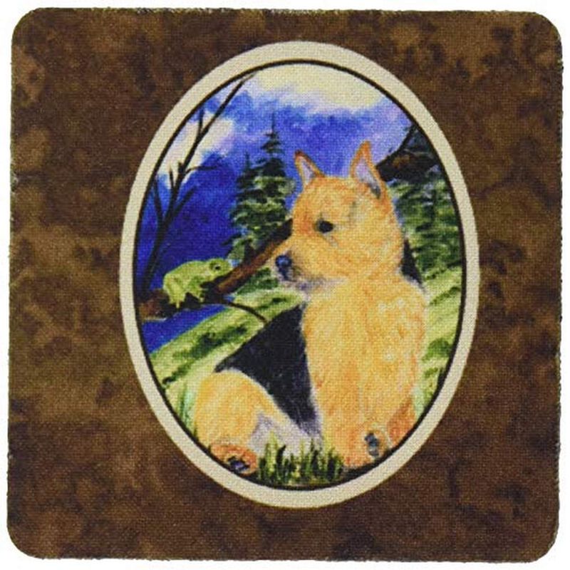 Caroline's Treasures SS8984FC Norwich Terrier Foam Coasters (Set of 4), 3.5 H x 3.5 W, Multicolor image number 0