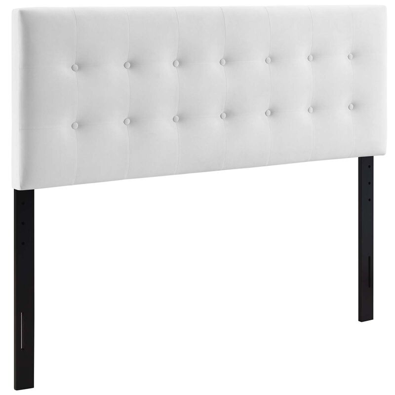 Emily Biscuit Tufted Performance Velvet Full Headboard image number 0