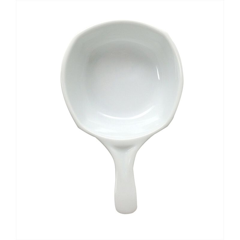 Porcelain Mimoza dia.7" h:2" 12 oz. Round White Porcelain Bowl