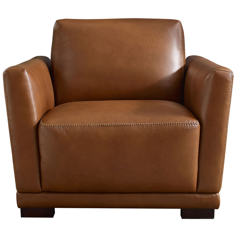Mary Top Grain Leather Chair