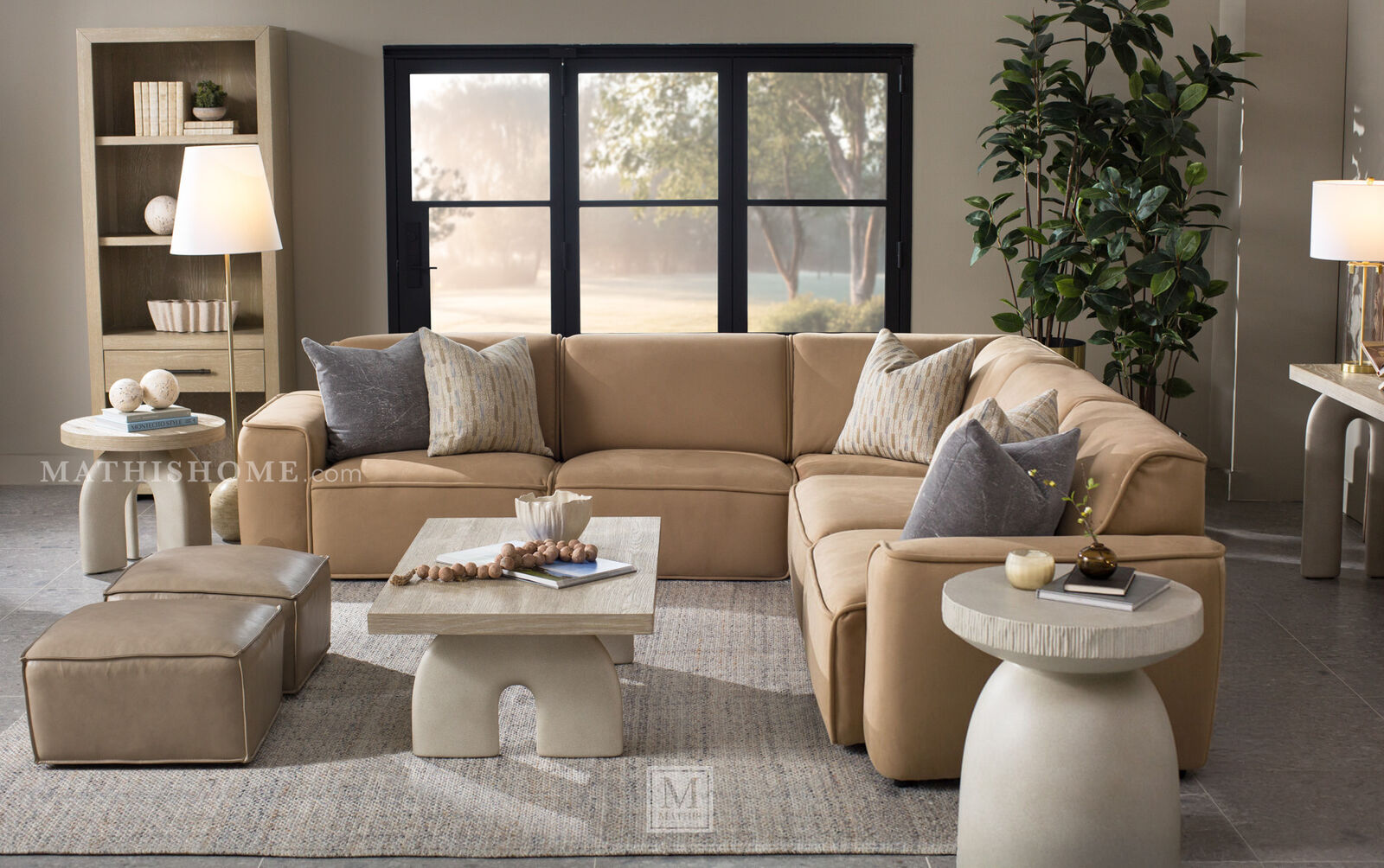 Cabretta Immersive Audio Sectional | Mathis Home