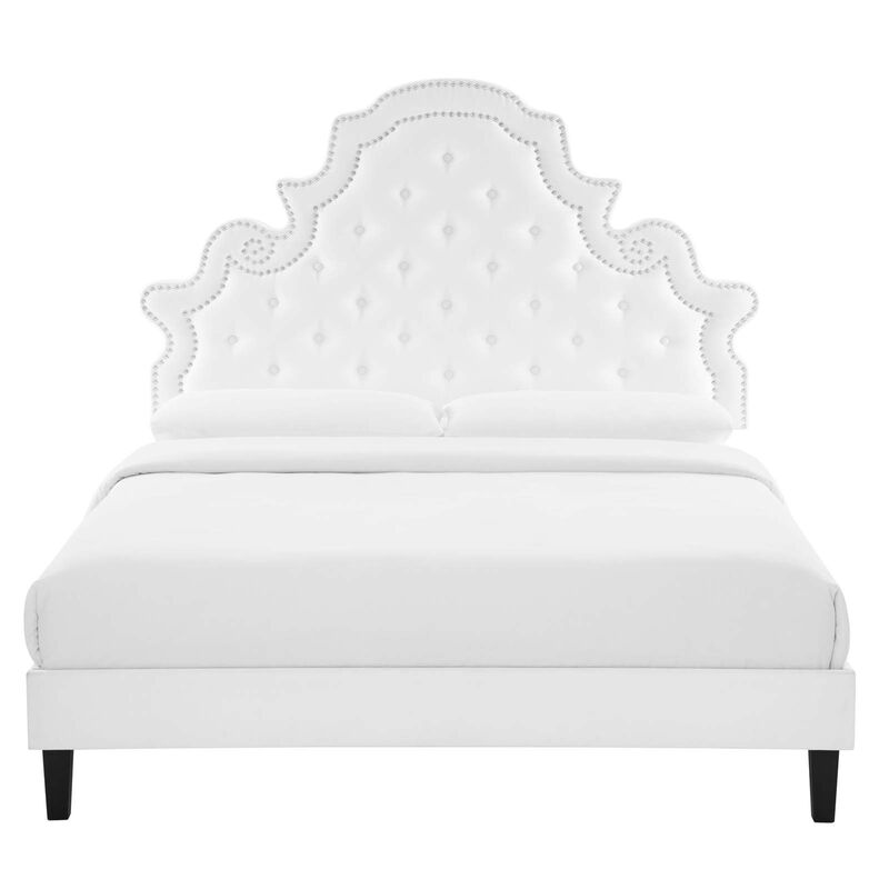 Modway - Gwyneth Tufted Performance Velvet Full Platform Bed image number 6