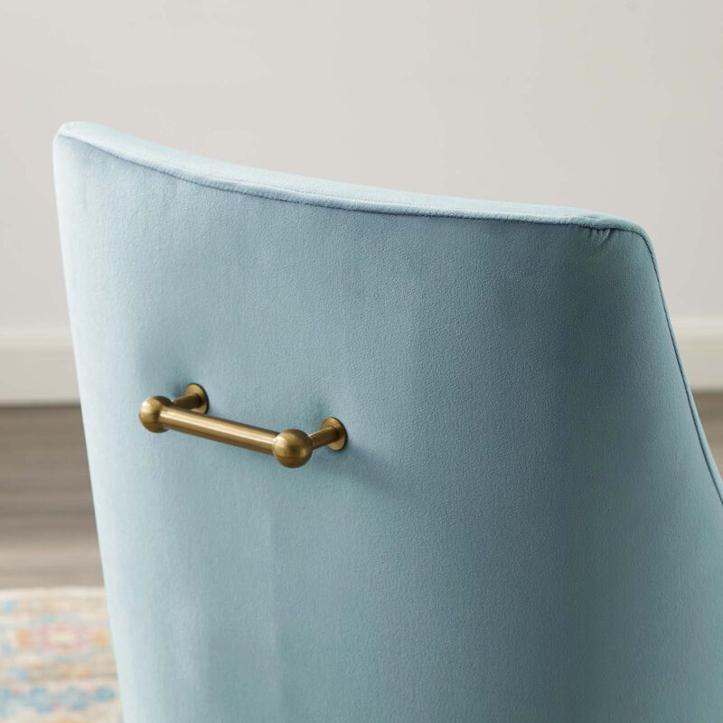 Discern Upholstered Performance Velvet Dining Chair image number 4