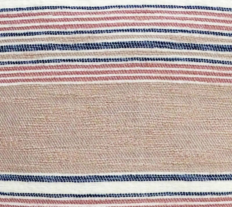 22" X 22" Throw Pillow for couch with Tassels-Multi Colors