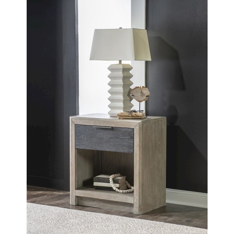 Legacy Classic Halifax Open Nightstand (1 Drawer, USB Charging)