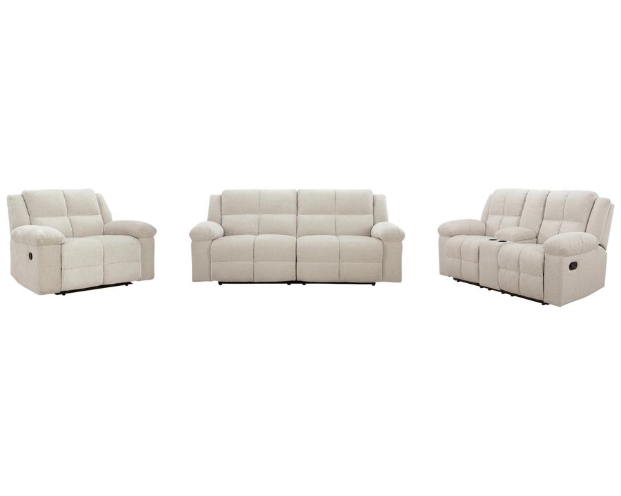 Orlen Winter Motion 3pc Sofa, Loveseat and Recliner
