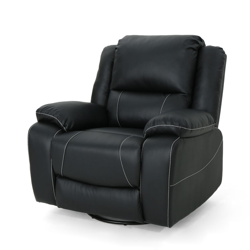 Merax Faux Leather Manual Swivel Standard Recliner