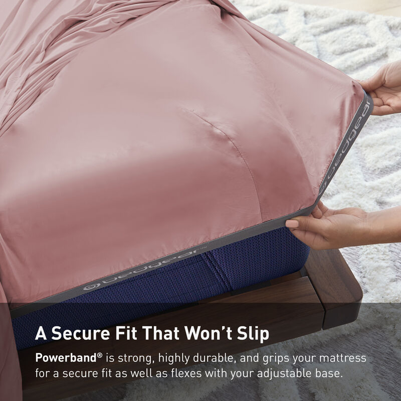 Hyper-Cotton Split King Sheet Set - Blush