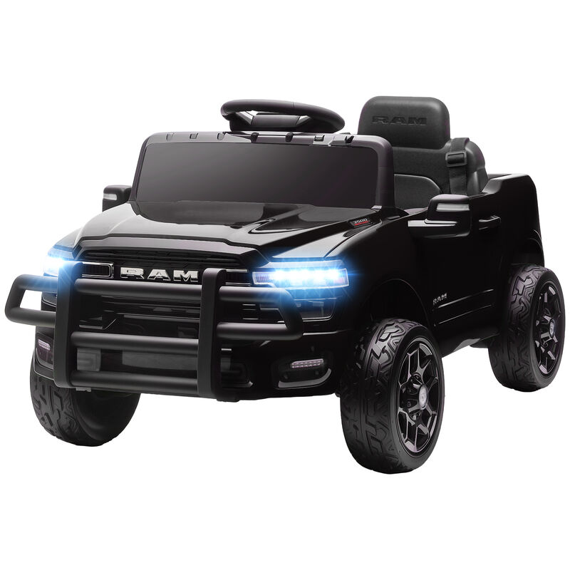 BreeBe 12V Kids Ride on Car, Licensed Dodge RAM 3500 Ride on Toys with Dual Motors, Remote Control image number 0