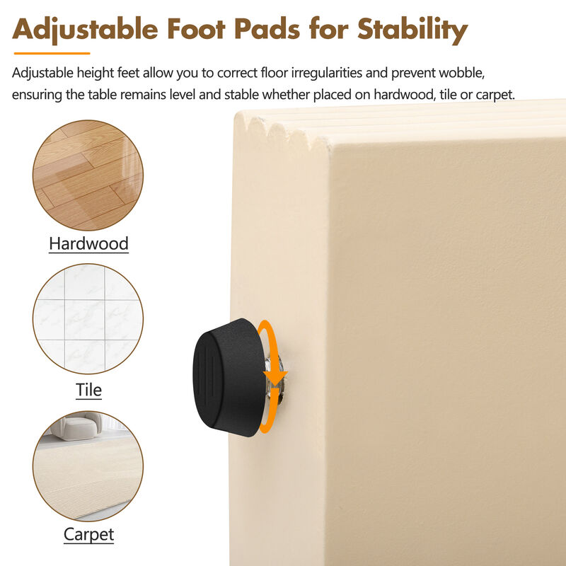 Merax Modern Console Table with 2 Drawers